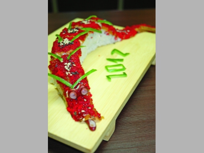 Суши «Красный дракон» от Михаила Самшилова, сушиста суши-бара Fresh FM