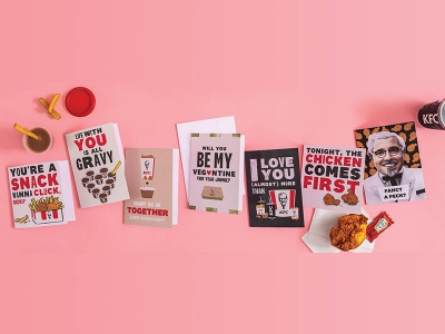 Пахнущие жареной курочкой валентинки от KFC