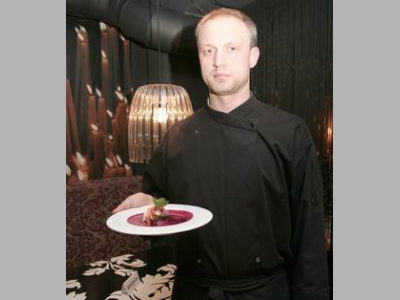 Холодный борщ с крабом от шеф-повара ресторана «Фонтанка, 8» Юрия Маланки