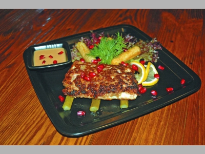 Осетрина по-татарски от Михаила Муравьева, шеф-повара кафе Brook Stone Pub