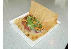 Теплое Карпаччо с лисичками и пекорино от Юрия Дедова, шеф-повара ресторана «Бали»