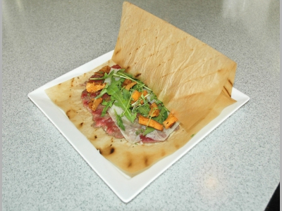 Теплое Карпаччо с лисичками и пекорино от Юрия Дедова, шеф-повара ресторана «Бали»