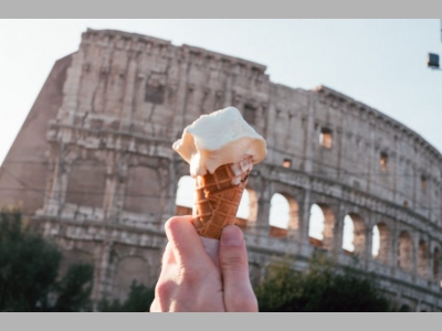 Ресторан в Италии с мороженым во всех блюдах