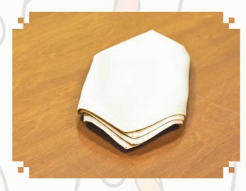 Складываем салфетки