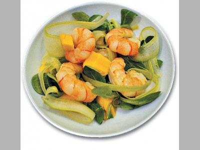 Салат с креветками от Дмитрия Блинова, шеф-повара ресторана Freeman`s