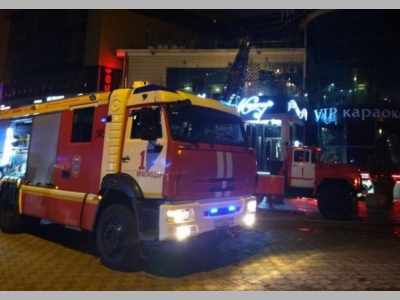 Пожар в краснодарском ресторане "Pro Вино»