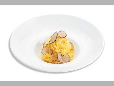 Спагеттини с соусом из пармезана