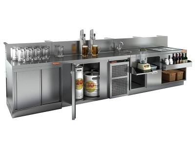 Функциональная барная стойка от HiCold — удобство профессионалам