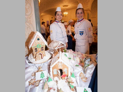 Пряничный рождественский домик