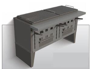 Профессиональные мангалы на древесном угле: новая серия