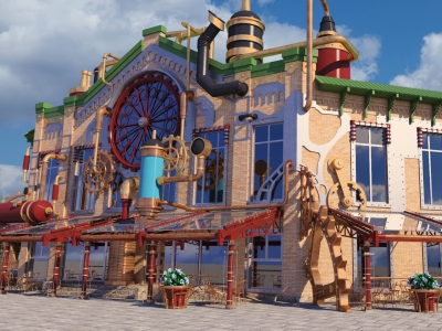 Увлекательная еда: ресторан-роллеркостер в Сочи Парке