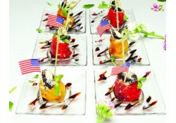 Салат с чечевицей, запеченным сладким перцем, сербской брынзой и миндалем