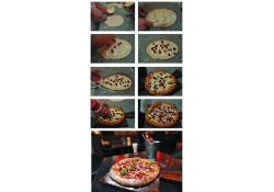 Пицца «Малина / Маскарпоне / Соус порто»