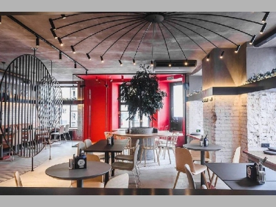 Интерьер пиццерии «Pizza 22 cm» на Солянке получил международную премию