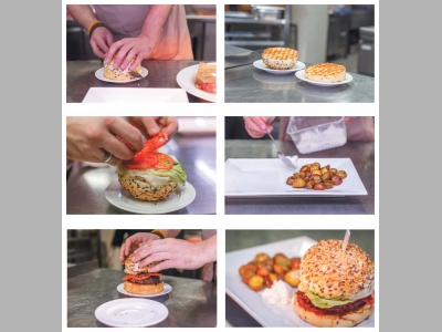 Блючизбургер из мраморной говядины