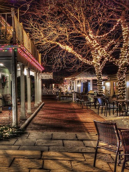 Рождество как праздник в ресторане