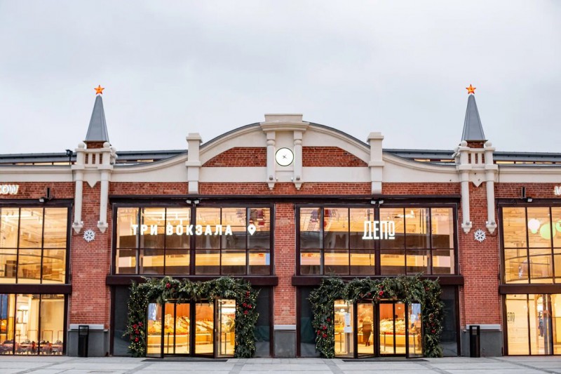 В Москве официально открылся фудмолл «Три вокзала. ДЕПО»