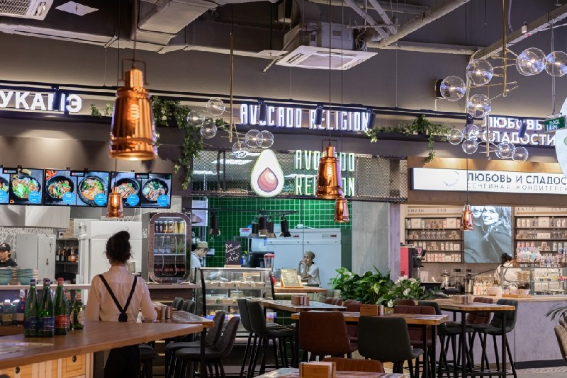Третий фуд-холл Eat Market открылся в Москве на Кутузовском проспекте