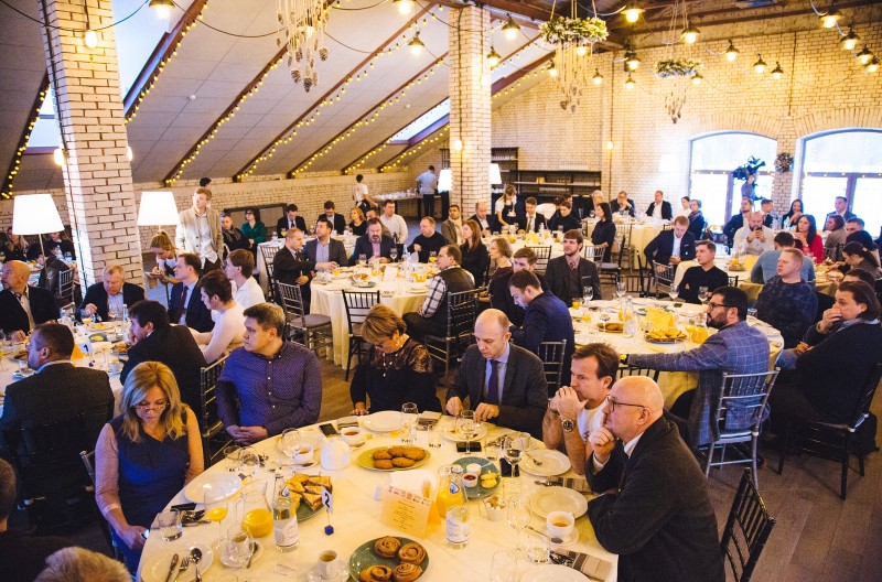 Рестораторы собрались на деловой завтрак