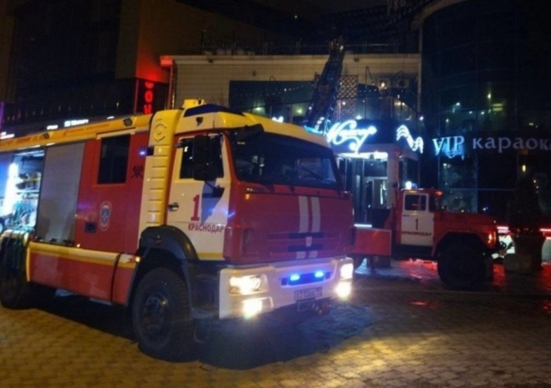 Пожар в краснодарском ресторане "Pro Вино»