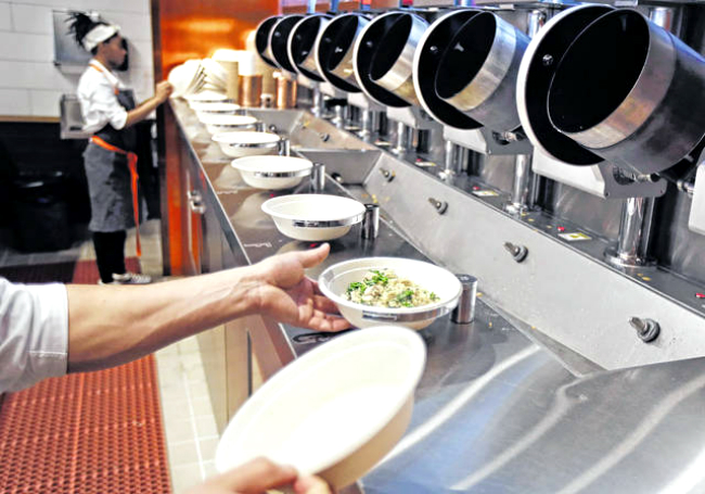 Роботизированный ресторан открылся в Бостоне