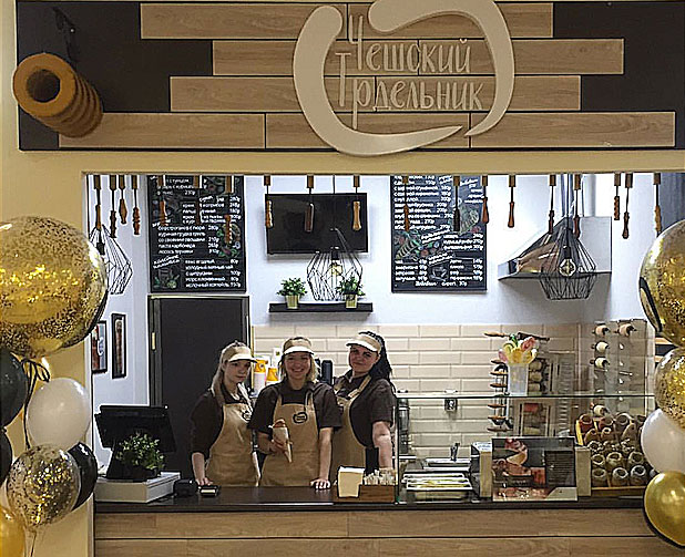 Новая сеть пекарен «Чешский трдельник» появилась в Санкт-Петербурге