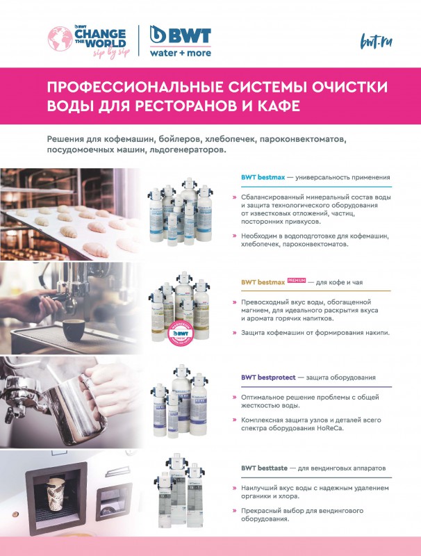 ПРОФЕССИОНАЛЬНЫЕ СИСТЕМЫ ОЧИСТКИ ВОДЫ ДЛЯ РЕСТОРАНОВ И КАФЕ