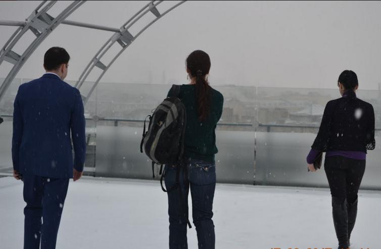 Экскурсия по ресторанному комплексу отеля "Введенский" - Рустам Тахиров провел участников RestoRound на площадку "Невесомость", которая летом превращается в террасу со столиками