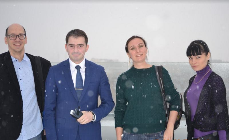 Рустам Тахиров, шеф-редактор журнала "РесторановедЪ" Алексей Журавлев и участники RestoRound 