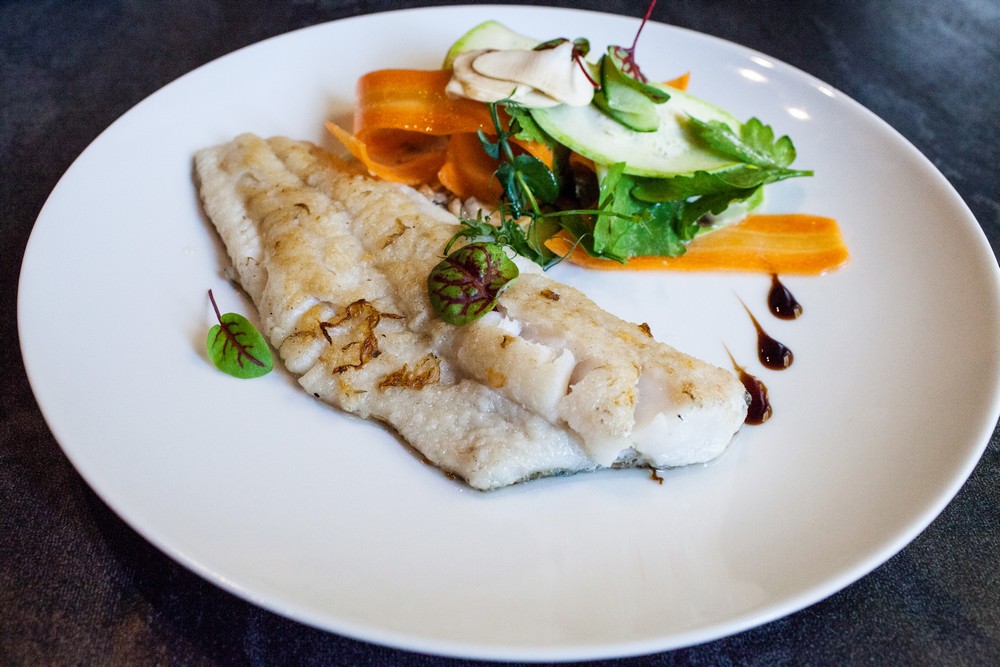 Балтийская треска-гриль с овощам