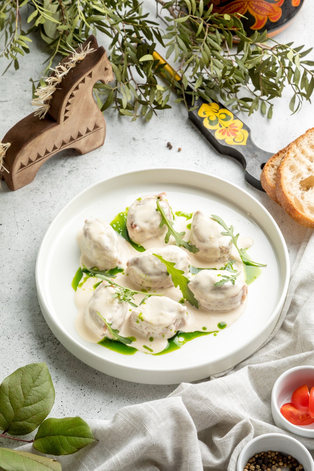 Равиоли с башкирской уткой