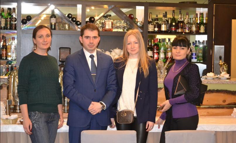 В ресторане Biscotto на втором этаже отеля "Введенский" 