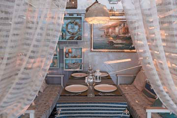 Идея проекта Cafe Олива’s, в том числе интерьерные решения,  навеяна путешествиями по Италии, Франции, Испании. 