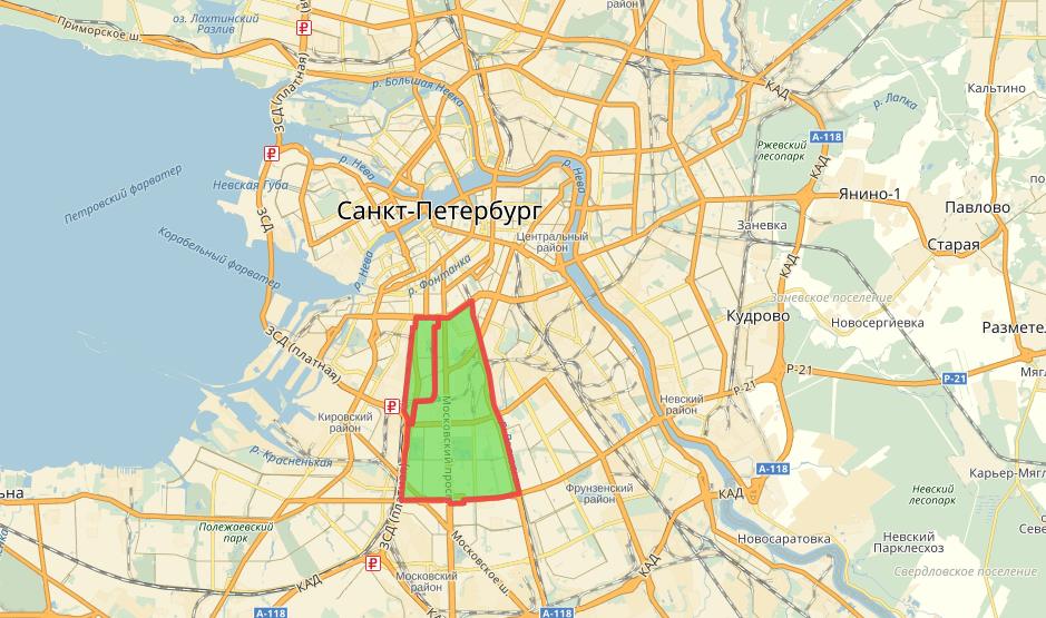 Сеть "Додо" в Петербурге пока доставляет пиццу только в Московском районе