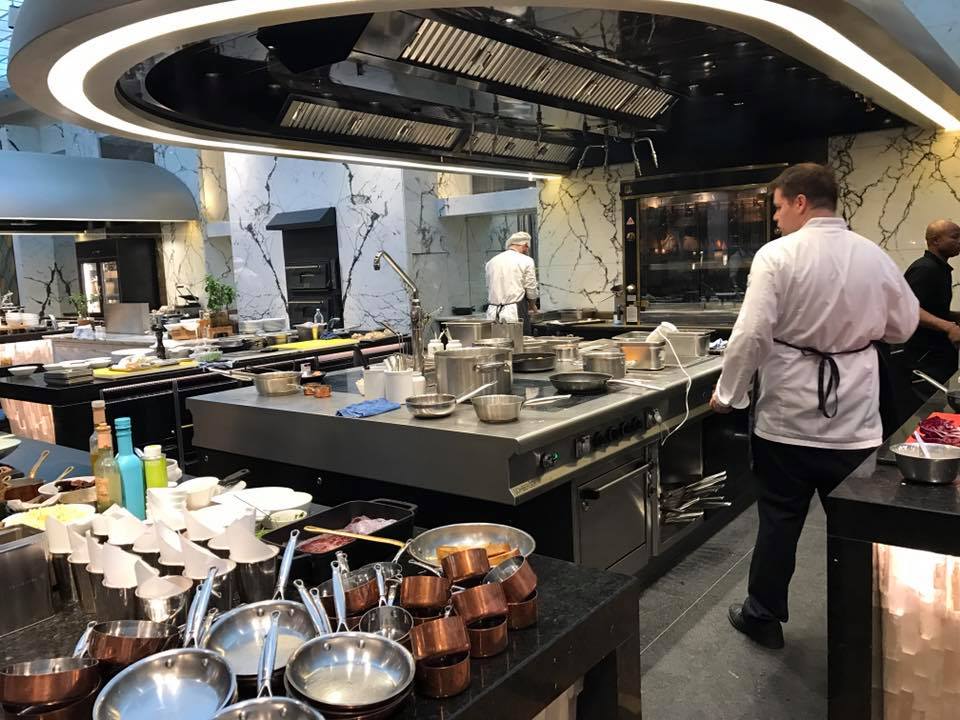 Кухня ресторана в Вене