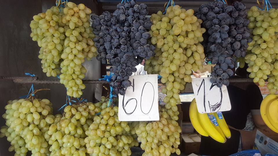 Виноград с Ошского рынка Бишкека